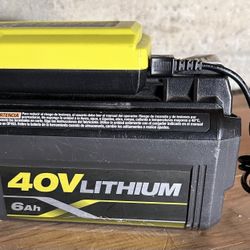Ryobi 40 V High Capacity Lithium Battery