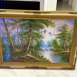 Antique Painting Canvas 