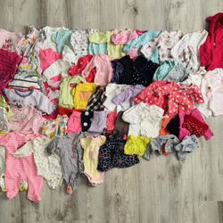 Assorted Girls Newborn Clothes