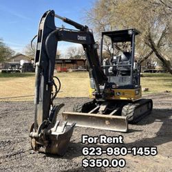 Jhon Deere 35G Excavator With Thumb Attachment 