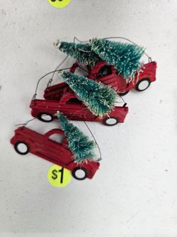 Red Truck ornaments