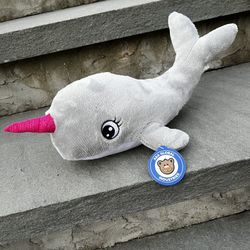 Narwhal soft plush toy / stuffed animal NWT