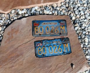 1980s license plates