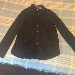 Club Room Long Sleeve Button Up Dress Shirt