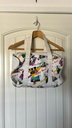 Disney Mickey Minnie Vintage Canvas Travel  duffle bag