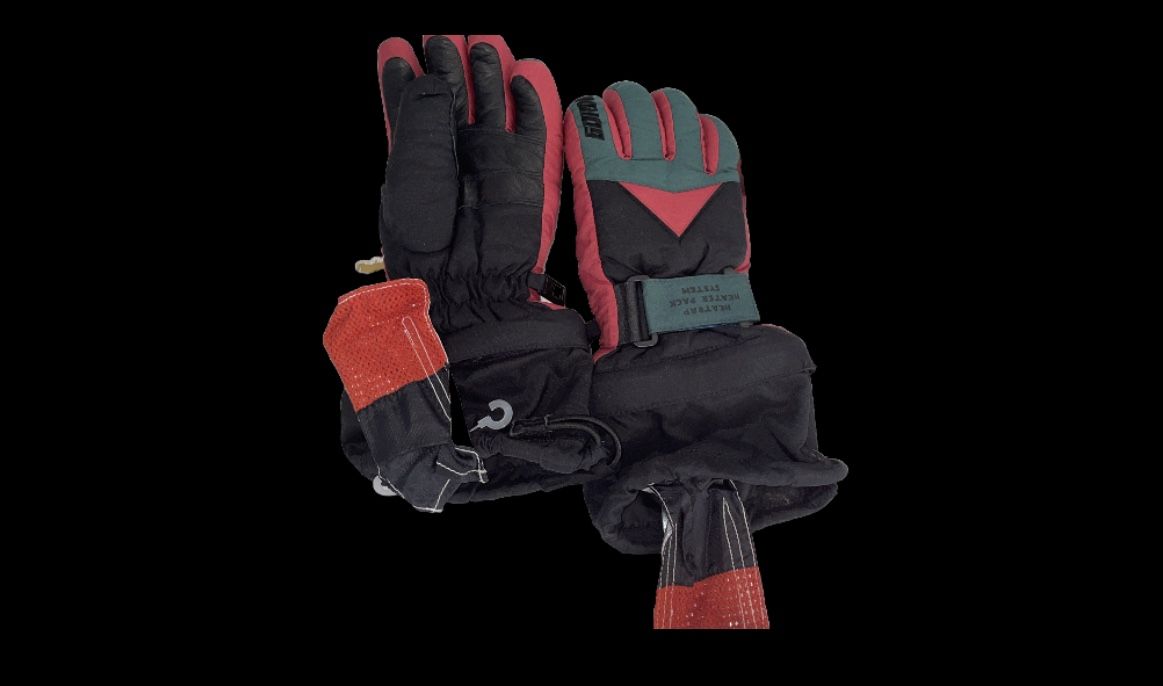 Gordini ski gloves Men Small Heatrap Heather Pack System Black/green /red
