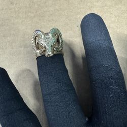 Gold Ram Ring 10k 13 Grams