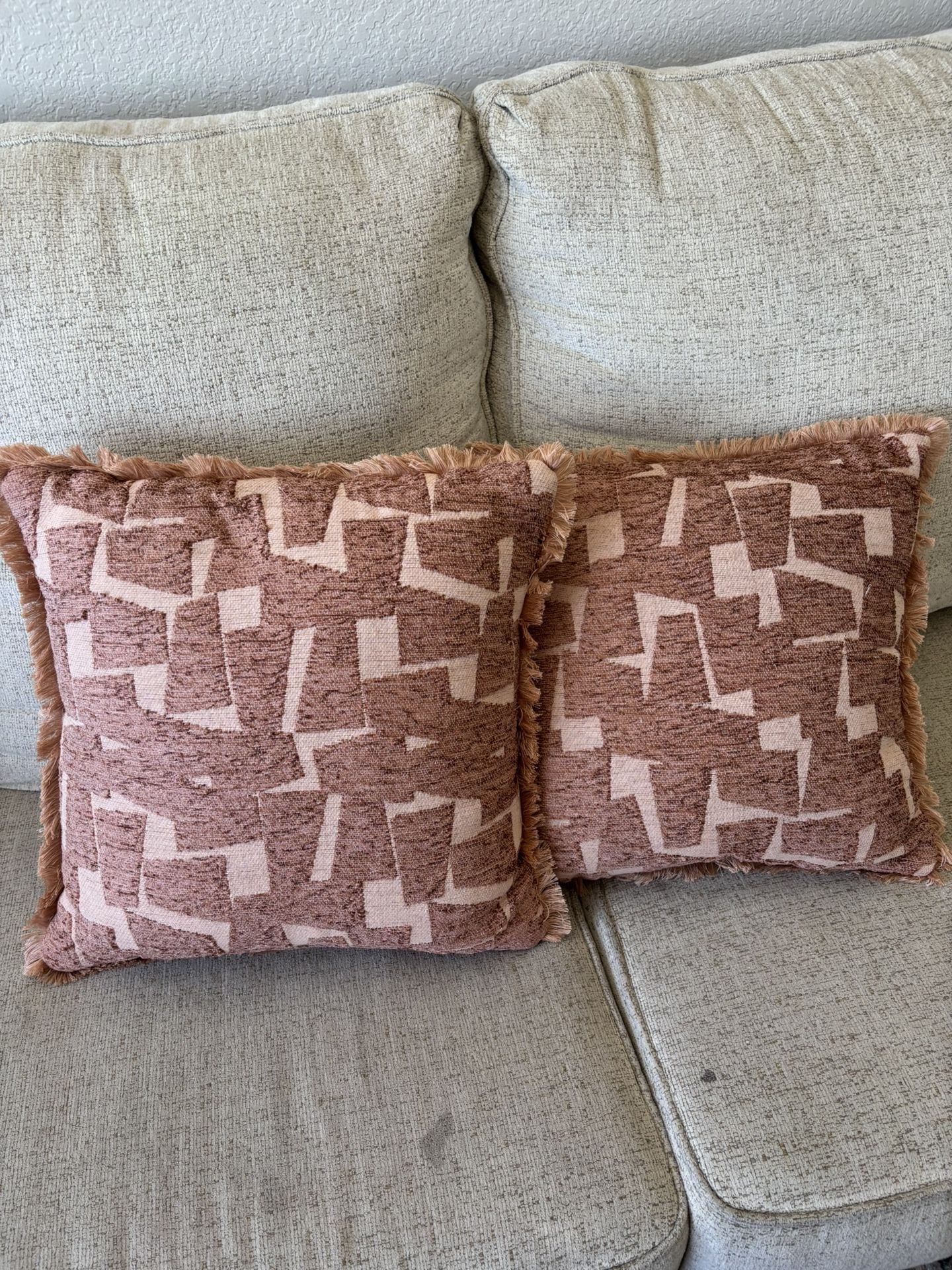 Pink Patterned Pillows!