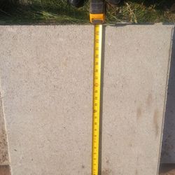 24 Inches Cement Squares 2 Inch Thick 