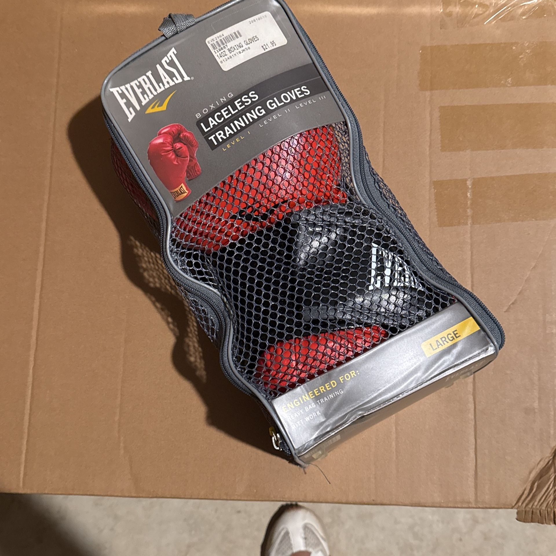 Boxing Laceless  Training Gloves 
