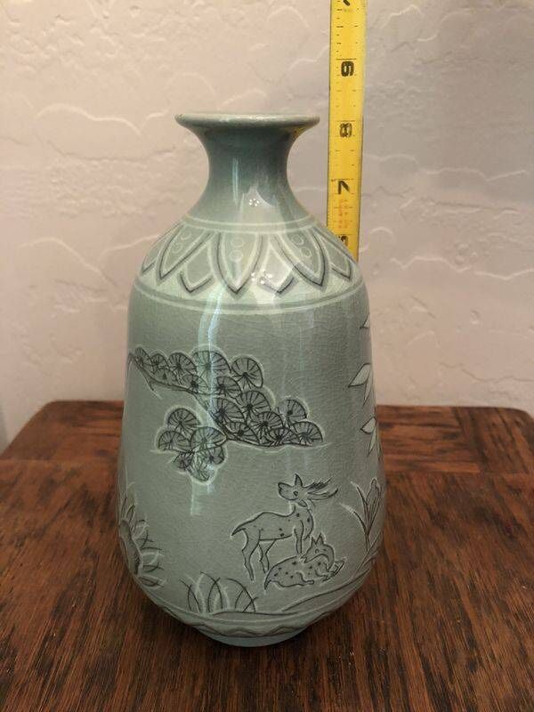 Authentic Original Korean Celadon Vase