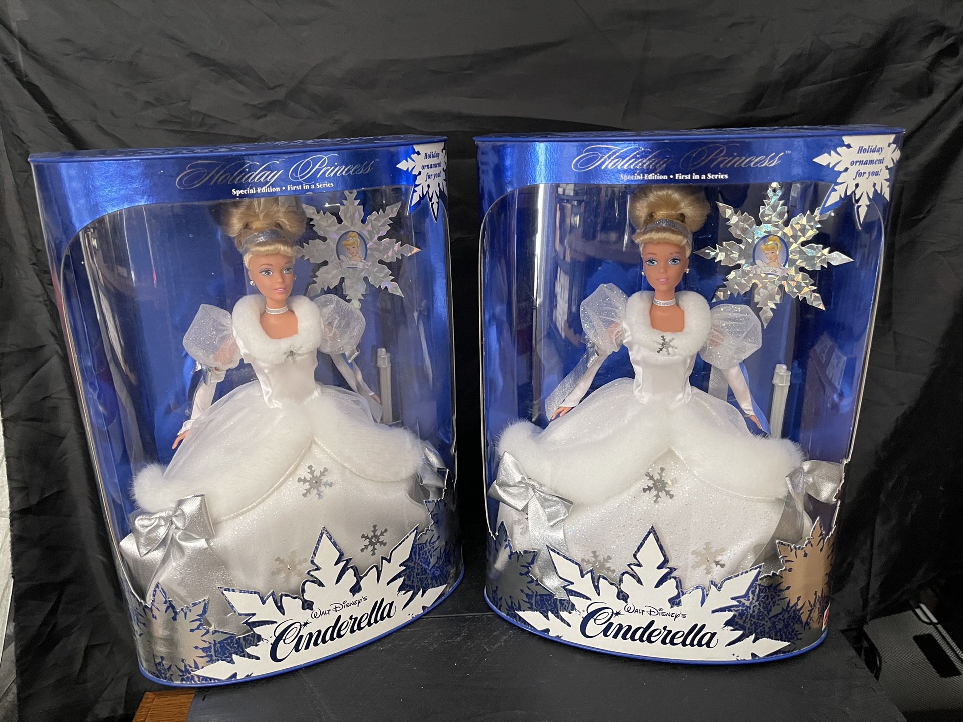 1996 Disney Cinderella Barbie Doll Holiday Princess Collection Special Edition, NRFB