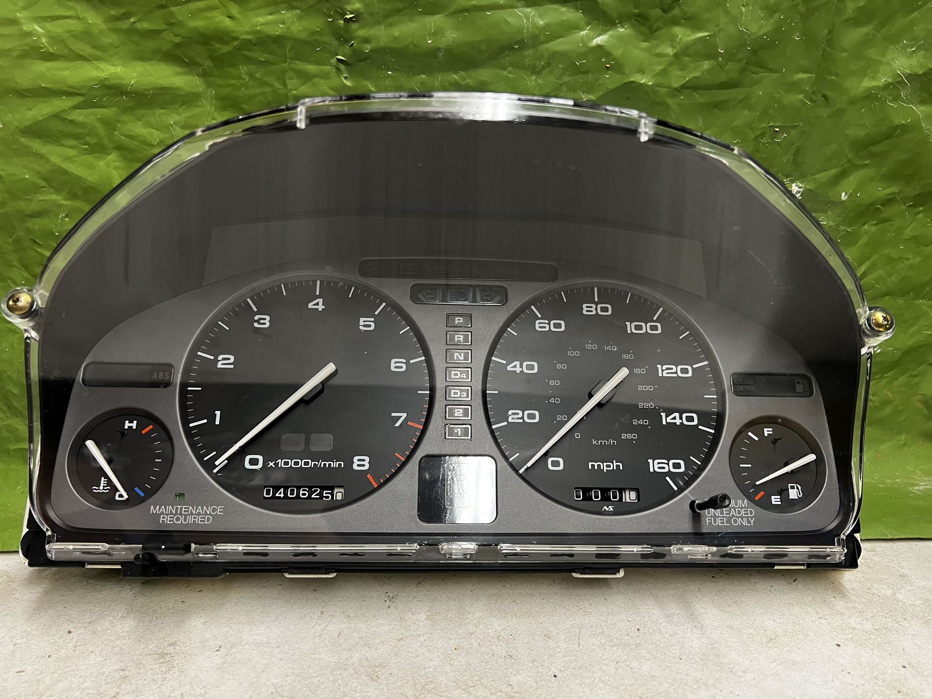 93-95 Acura Legend 4DR A/T Instrument Cluster Speedometer Meter Gauges OEM