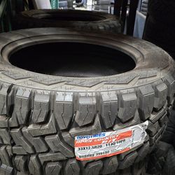 New Tires LT 33x12.50R20 Toyo RT 10ply LRE DOT 2023 $295 each