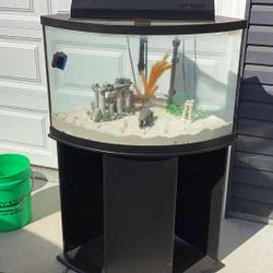 46 Gallon Bow Front Corner Tank 