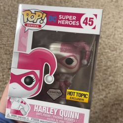 exclusive pink harley quinn funko pop