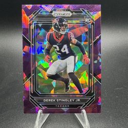 2022 Panini Prizm - Rookies Derek Stingley Jr. #369 Purple Ice Prizm /225 (RC)