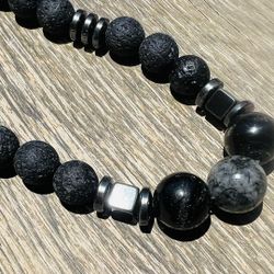🎁 Men’s Gemstone Jewelry Set – Bracelet + Necklace | Energy + Protection  | Premium Holiday Deal