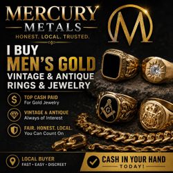 Vintage men’s rings and jewelry