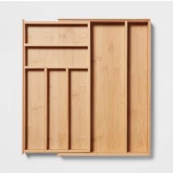 Wooden Silverware Organizer