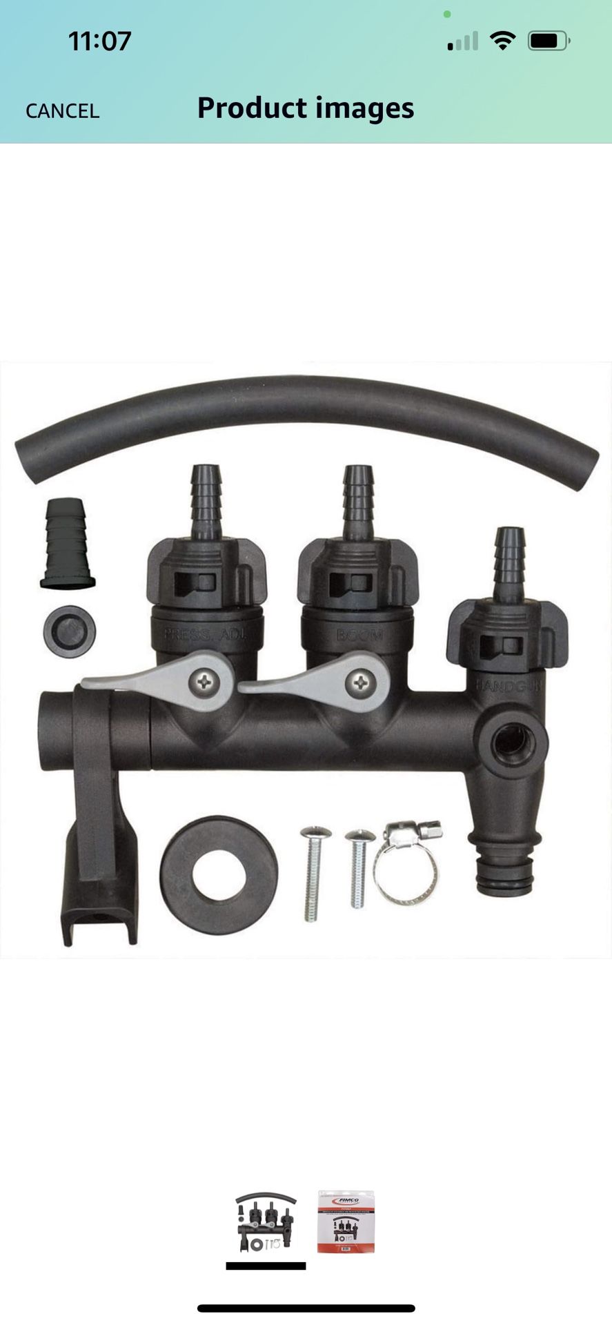 Fimco (contact info removed) Sprayer Manifold Kit; Fits Current and Previous Fimco Sprayers.
