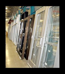 Glass Doors with Aluminum Frames