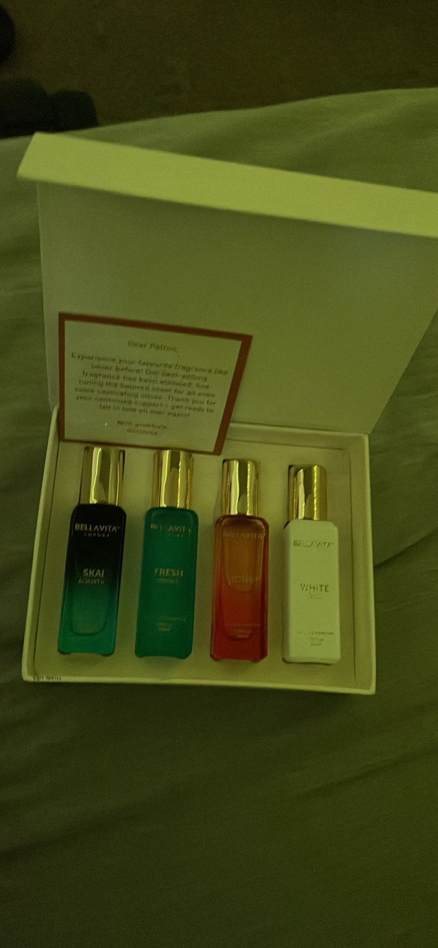 BellaVita colognes Unisex (4x20ml)