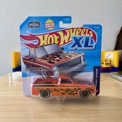 Hot Wheels XL ‘83 Chevy Silverado Truck Diecast