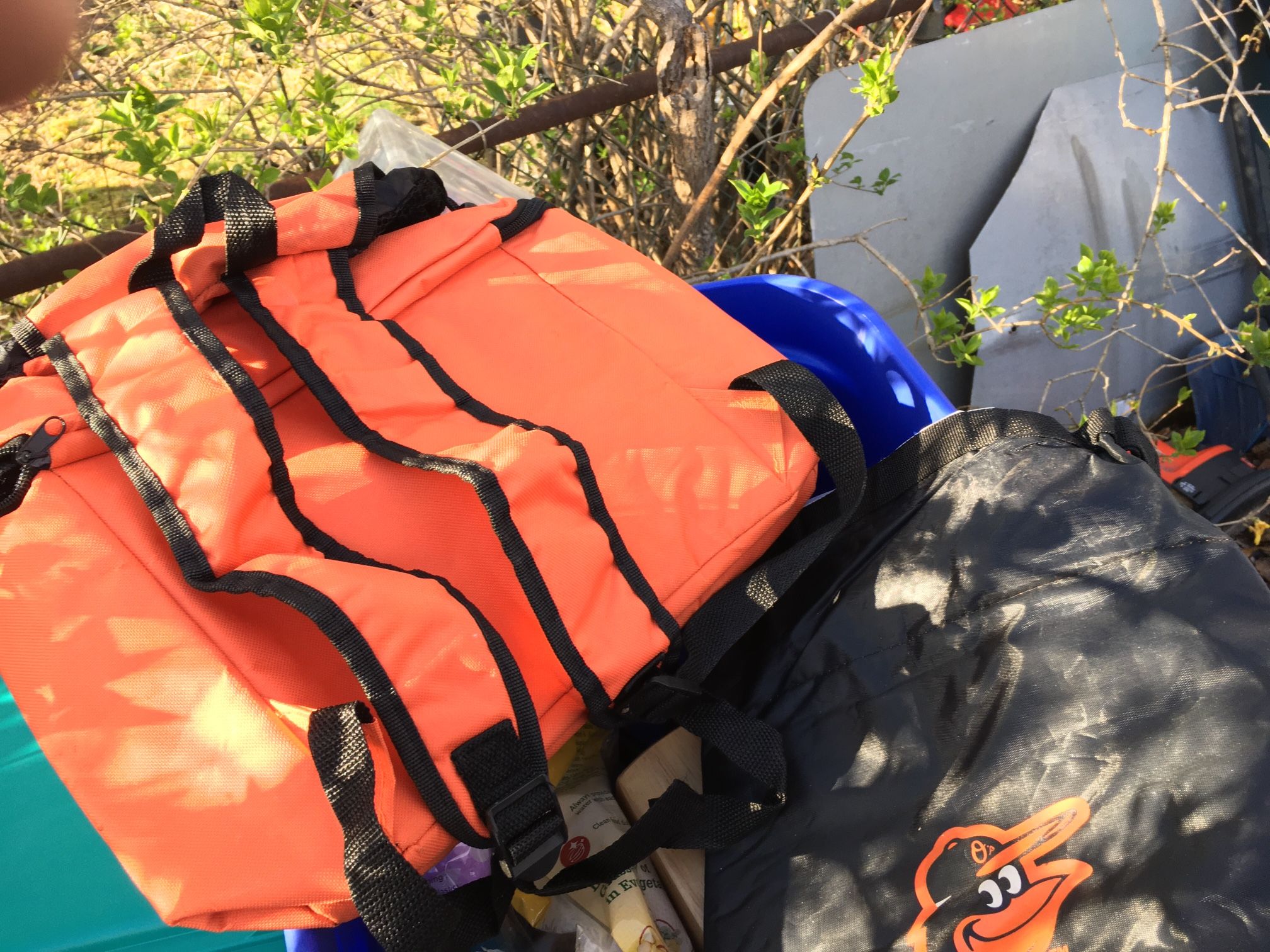 Baltimore orioles backpack and Cooler set  Only $15