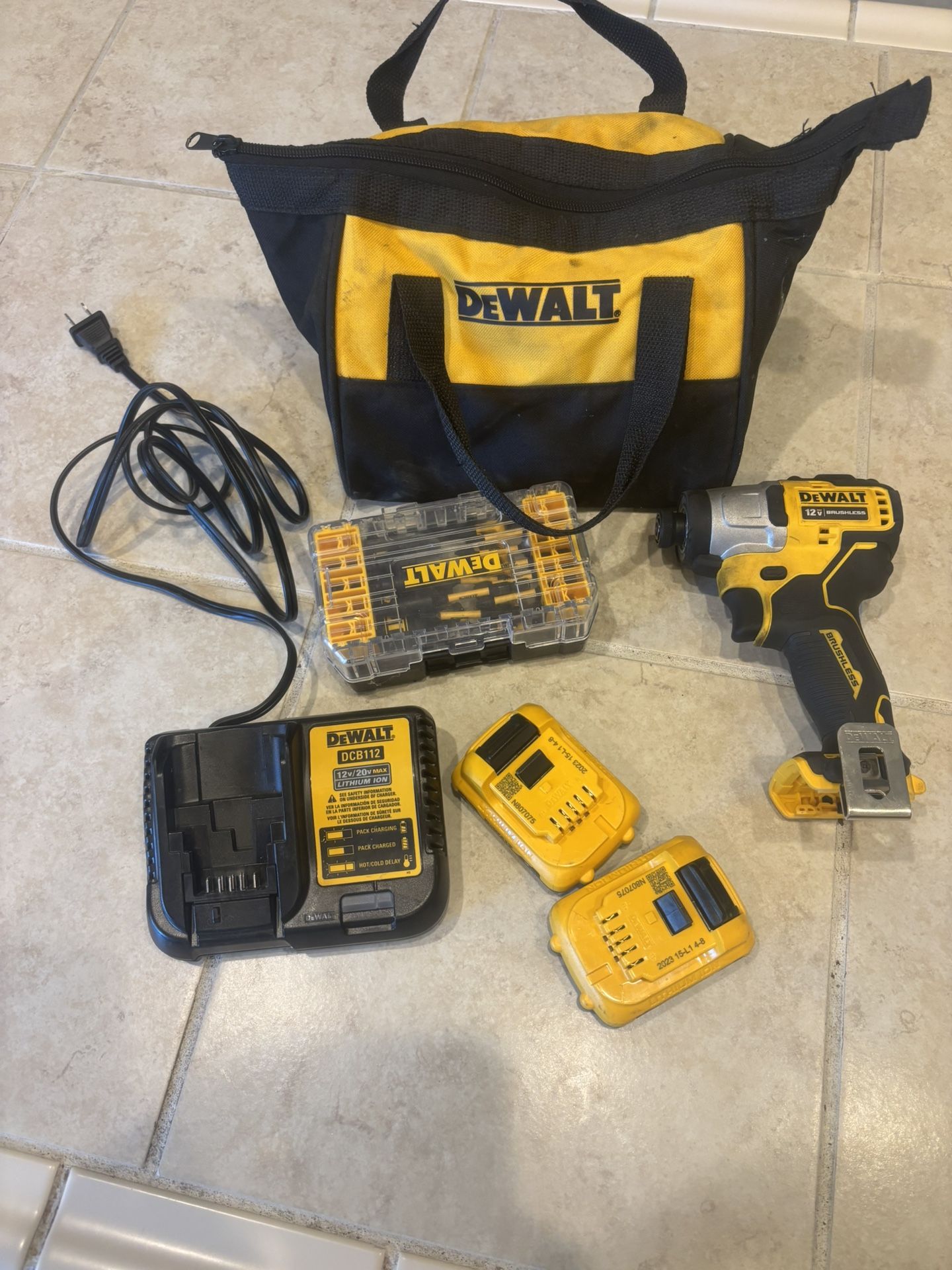 Brushless Dewalt drill