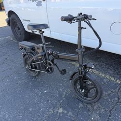 Electric Bike for Adults, 750W Peak Folding Ebike, 14" Adults Electric Bicycles with 499.2/749Wh Removable Battery, 22Mph Max Speed, 40Miles Ran