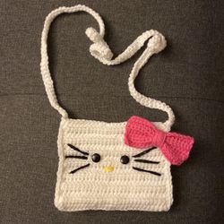 Hello Kitty Crochet Purse