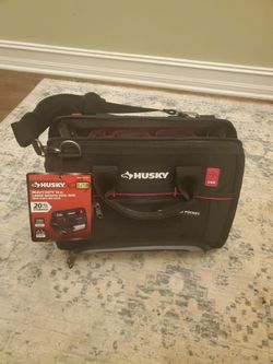 HUSKY 16in Large Mouth Tool Bag (w/ tags)
