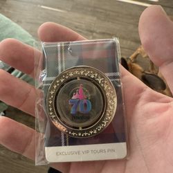 Disney 70 year Vip Tour Pin