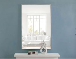Elegant LighteningMonet 42 X 28 inch Silver Wall Mirror