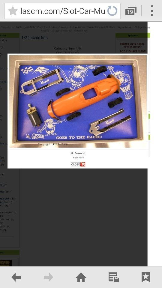 Mr Gasser/ Ratfink Revelle 1964 slot cars