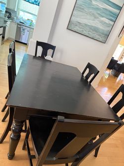 Table and 6 chairs