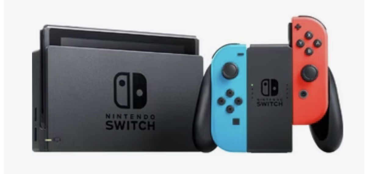 Nintendo Switch Console And Remote