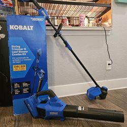 Kobalt String Trimmer And Blower Set