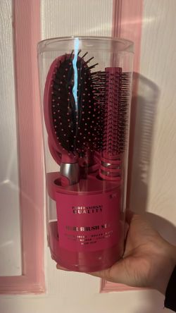 Professional Quality Pink Hair Brush Set