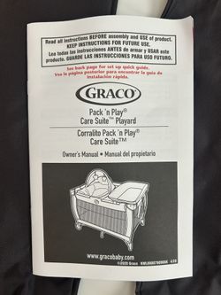 Graco Pack N Play Care Suite Playard