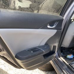 2017 Honda Civic Left Rear Door Panel