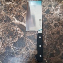 ZWILLING 7- INCH  CHINESE CHEFH KNIFE VEGETABLES 