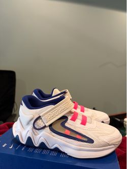 Nike Giannis Immortality 2 PS White/Pink/Blue Basketball Shoes Size 1Y Youth