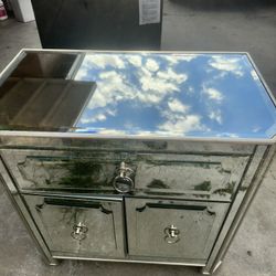 Z Gallerie Mirrored Nightstands 