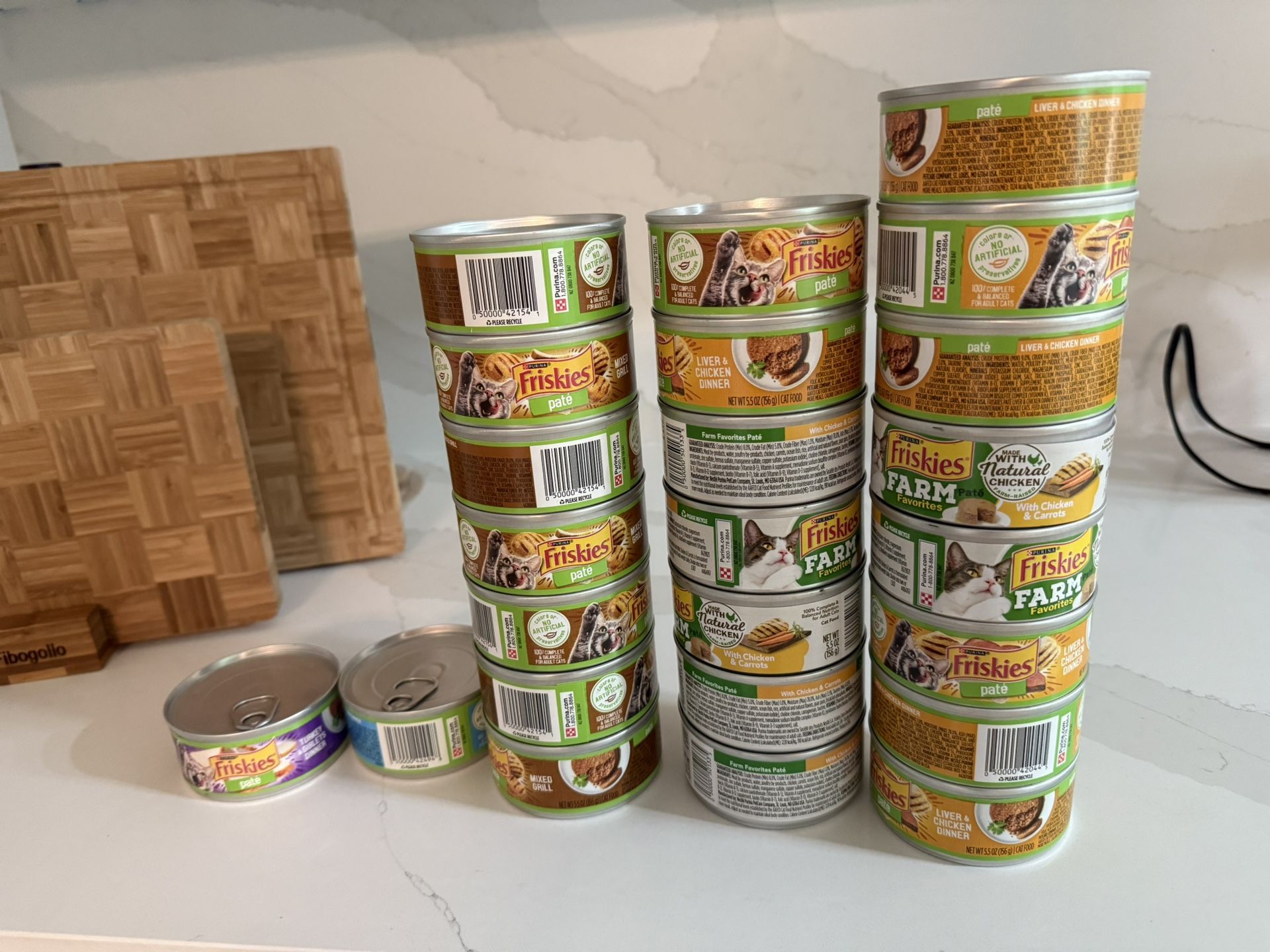 24 Cans Of Friskies 5.5 Oz Mixed Flavors