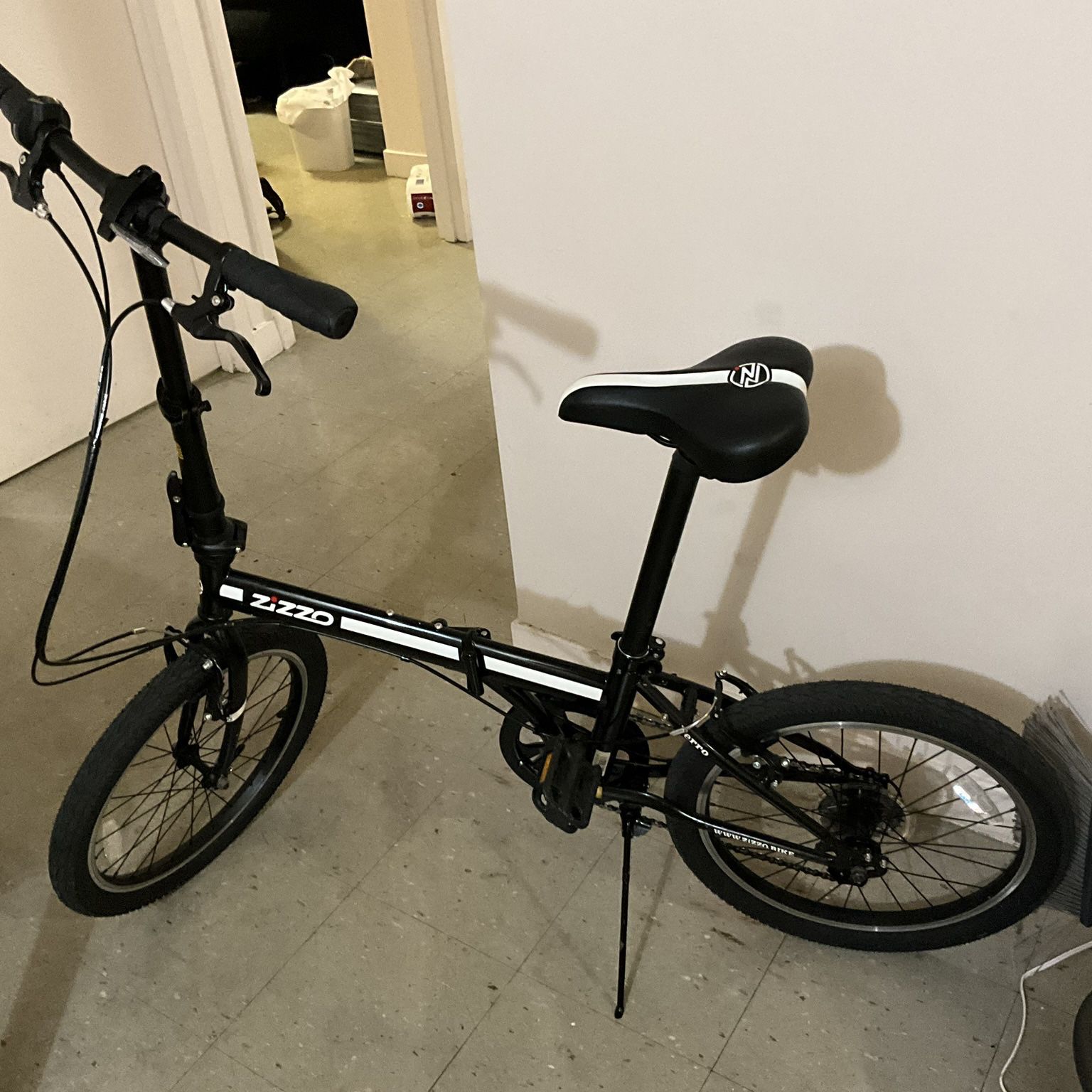 Black Foldable Bike With One Year Warranty 