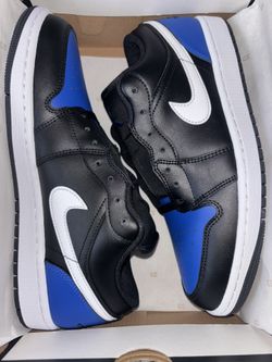  Air Jordans Nike 1 Low Men 9.5 Black And Blue 