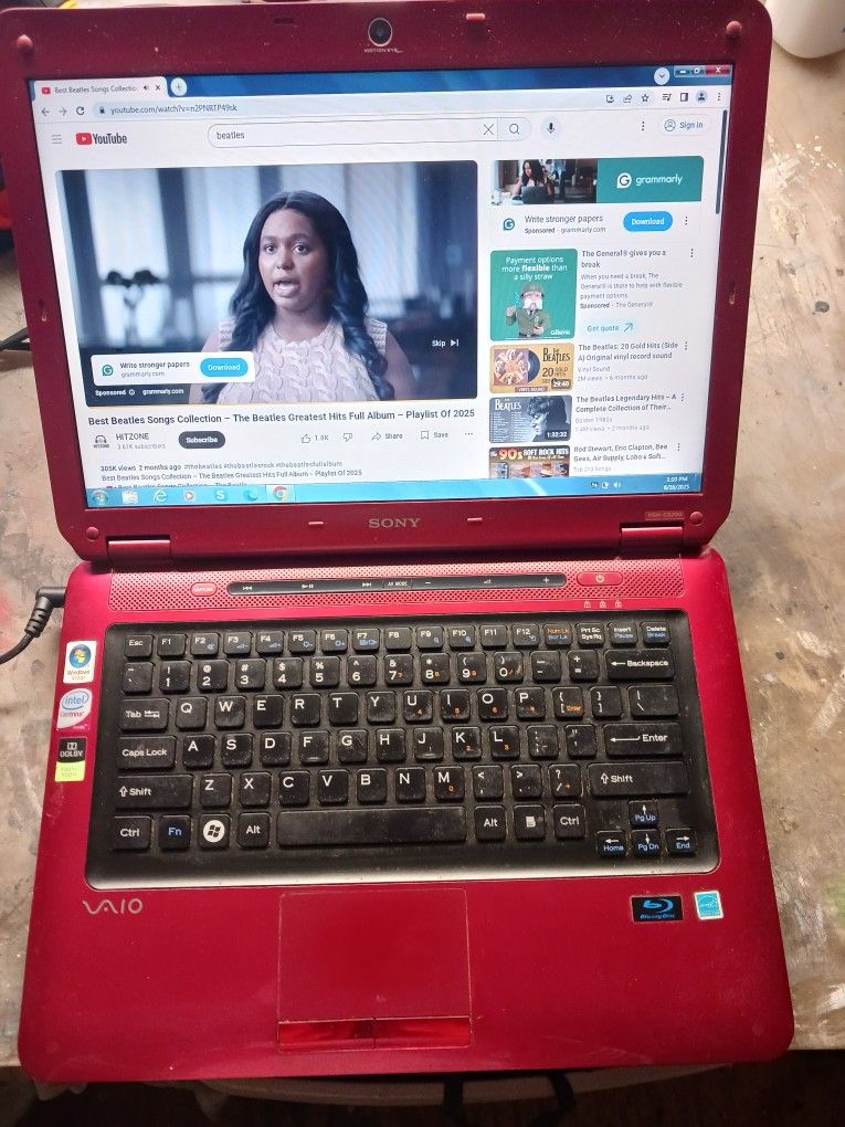 SONY Laptop Computer 14" Screen