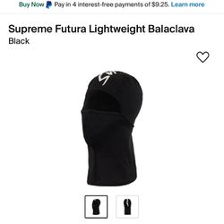 Supreme Future Lightweight Balaclava 